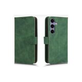 PSR Aksesuar Galaxy A37/A36/A56 Uyumlu 360 Tam Kaplayan Deri Dokulu Kapaklı Cüzdan Standlı Kartvizitli Kılıf, Yeşil
