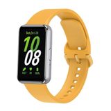 PSR aksesuar Galaxy Fit 3 Uyumlu KRD-110 Sarı Silikon Zore Strap Kayış Kordon