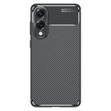 PSR Aksesuar Galaxy Serisi Negro Silikon Kapak - Ultra İnce | Karbon Tasarım Parmak İzine Dayanıklı | Yükseltilmiş Kamera Korumalı Telefon Kılıfı (Siyah, Galaxy S25 Edge)