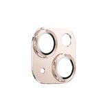 PSR aksesuar Gold Kamera Lens Koruyucu Metal Çerçeveli Tam Koruma Temperli Cam iPhone 13 Mini ile uyumlu