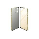 PSR aksesuar Gold Zore Led Kılıf-Gold iPhone 11 ile uyumlu