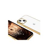 PSR aksesuar Gold Zore Pixel Kılıf-Gold iPhone 13 Mini ile uyumlu