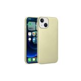 PSR aksesuar Gold Zore Premier Silikon Kılıf-Gold iPhone 14 ile uyumlu