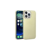 PSR aksesuar Gold Zore Premier Silikon Kılıf-Gold iPhone 15 Pro ile uyumlu