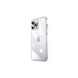 PSR aksesuar Gümüş Sert PC Renkli Çerçeveli Zore Riksos Kılıf-Gümüş iPhone 13 Pro Max ile uyumlu