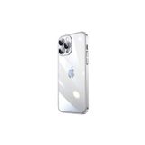 PSR aksesuar Gümüş Sert PC Renkli Çerçeveli Zore Riksos Kılıf-Gümüş iPhone 14 Pro Max ile uyumlu
