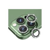 PSR aksesuar Haki Swarovski Taşlı Kamera Koruyucu Lens iPhone 14 Pro ile uyumlu