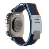 PSR aksesuar Hasır Kordon Zore KRD-106 Strap Kayış-Lacivert Apple Watch Ultra 49mm ile uyumlu