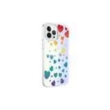PSR aksesuar Heart No3 M-Blue Desenli Kılıf-Heart No3 Iphone 13 Pro ile uyumlu