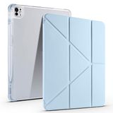 PSR Aksesuar iPad Pro 13 2025 M5 Tri Folding Kalem Bölmeli Standlı Kılıf – 4 Farklı Stand Açısı, Maksimum Koruma, Şık & Dayanıklı Tasarım (Mavi)