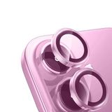 PSR Aksesuar iPhone Mikro Kamera Lens Koruyucu – Ultra Şeffaf 9H Sertlik, AR Kaplama, Çizilme ve Darbe Dayanıklı, İnce Tasarım Mikro Lens Koruma (Pembe, iPhone 16)