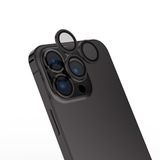 PSR Aksesuar iPhone Mikro Kamera Lens Koruyucu – Ultra Şeffaf 9H Sertlik, AR Kaplama, Çizilme ve Darbe Dayanıklı, İnce Tasarım Mikro Lens Koruma (Siyah, iPhone 16 Pro)