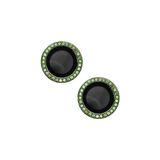 PSR Aksesuar iPhone Serisi CL-06 Kamera Lens Koruyucu – Renkli Taşlı Tasarım, Temperli Cam, Kırılma Önleyici, Toz ve Sıvı Koruması, Yüksek Çözünürlük (Açık Yeşil, iPhone 15)