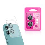PSR Aksesuar iPhone Serisi CL-06 Kamera Lens Koruyucu – Renkli Taşlı Tasarım, Temperli Cam, Kırılma Önleyici, Toz ve Sıvı Koruması, Yüksek Çözünürlük (Açık Yeşil, iPhone 16 Plus)