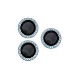 PSR Aksesuar iPhone Serisi CL-06 Kamera Lens Koruyucu – Renkli Taşlı Tasarım, Temperli Cam, Kırılma Önleyici, Toz ve Sıvı Koruması, Yüksek Çözünürlük (Mavi, iPhone 14 Pro Max)
