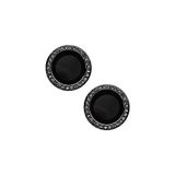 PSR Aksesuar iPhone Serisi CL-06 Kamera Lens Koruyucu – Renkli Taşlı Tasarım, Temperli Cam, Kırılma Önleyici, Toz ve Sıvı Koruması, Yüksek Çözünürlük (Siyah, iPhone 14)
