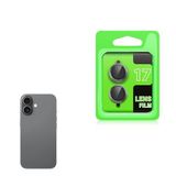 PSR Aksesuar iPhone Serisi CL-07 Kamera Lens Koruyucu – Temperli Cam, Kırılma Önleyici, Toz ve Sıvı Koruması, Yüksek Çözünürlük, Parmak İzi Bırakmaz (Gri, iPhone 17)