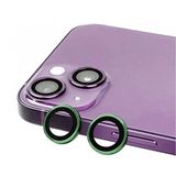 PSR Aksesuar iPhone Serisi CL-07 Kamera Lens Koruyucu – Temperli Cam, Kırılma Önleyici, Toz ve Sıvı Koruması, Yüksek Çözünürlük, Parmak İzi Bırakmaz (Koyu Yeşil, iPhone 14 Plus)