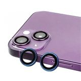 PSR Aksesuar iPhone Serisi CL-07 Kamera Lens Koruyucu – Temperli Cam, Kırılma Önleyici, Toz ve Sıvı Koruması, Yüksek Çözünürlük, Parmak İzi Bırakmaz (Lacivert, iPhone 14)