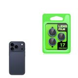 PSR Aksesuar iPhone Serisi CL-07 Kamera Lens Koruyucu – Temperli Cam, Kırılma Önleyici, Toz ve Sıvı Koruması, Yüksek Çözünürlük, Parmak İzi Bırakmaz (Lacivert, iPhone 17 Pro Max)