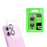 PSR Aksesuar iPhone Serisi CL-07 Kamera Lens Koruyucu – Temperli Cam, Kırılma Önleyici, Toz ve Sıvı Koruması, Yüksek Çözünürlük, Parmak İzi Bırakmaz (Pembe, iPhone 16 Plus)