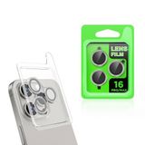 PSR Aksesuar iPhone Serisi CL-07 Kamera Lens Koruyucu – Temperli Cam, Kırılma Önleyici, Toz ve Sıvı Koruması, Yüksek Çözünürlük, Parmak İzi Bırakmaz (Titanyum Gri, iPhone 16 Pro)