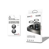 PSR Aksesuar iPhone Serisi CL-12 Premium Safir Kamera Lens Koruyucu - Anti-Reflective & Parmak İzi Bırakmayan | Kolay Takılan Tam Koruma Filmi (Gri, iPhone 17)