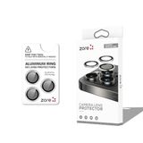 PSR Aksesuar iPhone Serisi CL-12 Premium Safir Kamera Lens Koruyucu - Anti-Reflective & Parmak İzi Bırakmayan | Kolay Takılan Tam Koruma Filmi (Gümüş, iPhone 16 Pro Max)