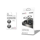 PSR Aksesuar iPhone Serisi CL-12 Premium Safir Kamera Lens Koruyucu - Anti-Reflective & Parmak İzi Bırakmayan | Kolay Takılan Tam Koruma Filmi (Gümüş, iPhone 16)