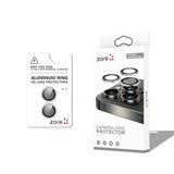 PSR Aksesuar iPhone Serisi CL-12 Premium Safir Kamera Lens Koruyucu - Anti-Reflective & Parmak İzi Bırakmayan | Kolay Takılan Tam Koruma Filmi (Gümüş, iPhone 17)