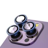 PSR Aksesuar iPhone Serisi CL-12 Premium Safir Kamera Lens Koruyucu - Anti-Reflective & Parmak İzi Bırakmayan | Kolay Takılan Tam Koruma Filmi (Mavi, iPhone 13 Pro Max)