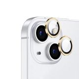 PSR Aksesuar iPhone Serisi CL-12 Premium Safir Kamera Lens Koruyucu - Anti-Reflective & Parmak İzi Bırakmayan | Kolay Takılan Tam Koruma Filmi (Sarı, iPhone 15)