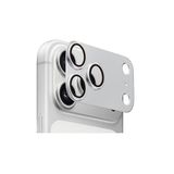 PSR Aksesuar iPhone Serisi CL-20 Kamera Lens Koruyucu – Titanyum Kaplama, AR+AF Teknolojisi, HD Şeffaflık, Kolay Montaj – 360° Tam Koruma (Gümüş, iPhone 17 Pro Max)