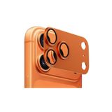 PSR Aksesuar iPhone Serisi CL-20 Kamera Lens Koruyucu – Titanyum Kaplama, AR+AF Teknolojisi, HD Şeffaflık, Kolay Montaj – 360° Tam Koruma (Turuncu, iPhone 17 Pro)