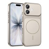 PSR Aksesuar iPhone Serisi Kılıf – M-Safe Uyumlu Kamera Korumalı Formen Kapak | Manyetik Şarj Destekli | Darbeye Dayanıklı Premium Telefon Kılıfı (Gri, iPhone 16)