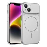 PSR Aksesuar iPhone Serisi Kılıf – M-Safe Uyumlu Kamera Korumalı Formen Kapak | Manyetik Şarj Destekli | Darbeye Dayanıklı Premium Telefon Kılıfı (Gümüş, iPhone 14)
