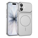 PSR Aksesuar iPhone Serisi Kılıf – M-Safe Uyumlu Kamera Korumalı Formen Kapak | Manyetik Şarj Destekli | Darbeye Dayanıklı Premium Telefon Kılıfı (Gümüş, iPhone 16)