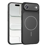 PSR Aksesuar iPhone Serisi Kılıf – M-Safe Uyumlu Kamera Korumalı Formen Kapak | Manyetik Şarj Destekli | Darbeye Dayanıklı Premium Telefon Kılıfı (Siyah, iPhone 17 Air)