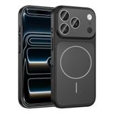 PSR Aksesuar iPhone Serisi Kılıf – M-Safe Uyumlu Kamera Korumalı Formen Kapak | Manyetik Şarj Destekli | Darbeye Dayanıklı Premium Telefon Kılıfı (Siyah, iPhone 17 Pro)