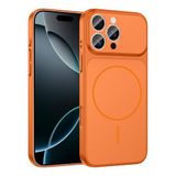 PSR Aksesuar iPhone Serisi Kılıf – M-Safe Uyumlu Kamera Korumalı Formen Kapak | Manyetik Şarj Destekli | Darbeye Dayanıklı Premium Telefon Kılıfı (Turuncu, iPhone 15 Pro Max)