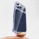 PSR Aksesuar iPhone Serisi Kılıf – M-Safe Uyumlu Şeffaf Lugano Kapak | Manyetik Şarj Destekli | Darbeye Dayanıklı İnce Premium Telefon Kılıfı (Lacivert, iPhone 17 Pro)