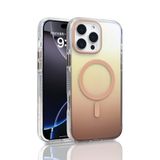 PSR Aksesuar iPhone Serisi Kılıf – M-Safe Uyumlu TorosTransparan Renk Geçişli Kapak | Manyetik Şarj Destekli | TPU Kenarlı | Şeffaf Premium Telefon Kılıfı (Gold, iPhone 16 Pro Max)