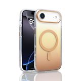 PSR Aksesuar iPhone Serisi Kılıf – M-Safe Uyumlu TorosTransparan Renk Geçişli Kapak | Manyetik Şarj Destekli | TPU Kenarlı | Şeffaf Premium Telefon Kılıfı (Gold, iPhone 17 Air)