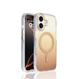 PSR Aksesuar iPhone Serisi Kılıf – M-Safe Uyumlu TorosTransparan Renk Geçişli Kapak | Manyetik Şarj Destekli | TPU Kenarlı | Şeffaf Premium Telefon Kılıfı (Gold, iPhone 17)