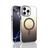 PSR Aksesuar iPhone Serisi Kılıf – M-Safe Uyumlu TorosTransparan Renk Geçişli Kapak | Manyetik Şarj Destekli | TPU Kenarlı | Şeffaf Premium Telefon Kılıfı (Gri, iPhone 16 Pro Max)