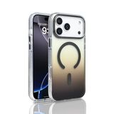 PSR Aksesuar iPhone Serisi Kılıf – M-Safe Uyumlu TorosTransparan Renk Geçişli Kapak | Manyetik Şarj Destekli | TPU Kenarlı | Şeffaf Premium Telefon Kılıfı (Gri, iPhone 17 Pro Max)