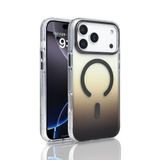 PSR Aksesuar iPhone Serisi Kılıf – M-Safe Uyumlu TorosTransparan Renk Geçişli Kapak | Manyetik Şarj Destekli | TPU Kenarlı | Şeffaf Premium Telefon Kılıfı (Gri, iPhone 17 Pro)
