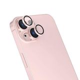PSR Aksesuar iPhone Uyumlu Parmak İzi Bırakmayan Anti-Reflective Kamera Lens Koruyucu - Ultra İnce, Tam Kaplama (Pembe, iPhone 15 Plus)