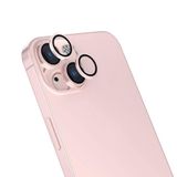 PSR Aksesuar iPhone Uyumlu Parmak İzi Bırakmayan Anti-Reflective Kamera Lens Koruyucu - Ultra İnce, Tam Kaplama (Pembe, iPhone 15)