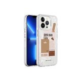 PSR aksesuar Kahverengi Mermer Desenli Zore Marbello Kılıf-Kahverengi iPhone 13 Pro ile uyumlu